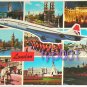 BRITISH AIRWAYS - 1981 CONCORDE OVER LONDON POSTCARD