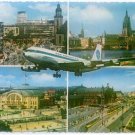 PAN AMERICAN WORLD AIRWAYS - 1969 B-707 LOST OVER FRANKFURT MULTIVIEW POSTCARD