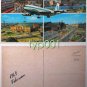 PAN AMERICAN WORLD AIRWAYS - 1969 B-707 LOST OVER FRANKFURT MULTIVIEW POSTCARD