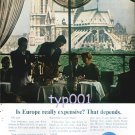 PAN AM - 1964 - IS EUROPE THAT EXPENSIVE? - PRINT AD