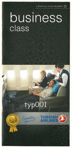 TURKISH AIRLINES - 2012 BUSINESS CLASS BROCHURE - TURKISH