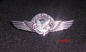 PEGASUS AIRLINES - PILOT WINGS - TURKISH AIRLINE - SILVER PLATED
