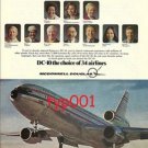 MCDONNELL DOUGLAS 1975 DC-10 PRINT AD - PEOPLE LIKE IT !