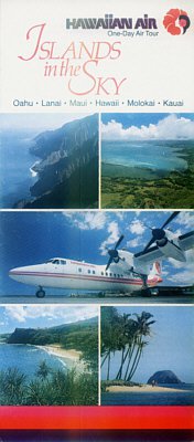 HAWAIIAN AIR - 1983 ISLANDS IN THE SKY BROCHURE