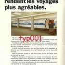LUFTHANSA - 1968 - OUR AIRCRAFT WITHOUT WINGS PRINT AD - FRENCH