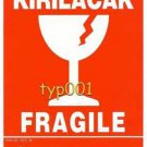 SUNEXPRESS AIRLINES - FRAGILE LABEL - TURKISH