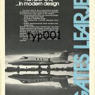 GATES LEARJET 1973 LEAR JET PRINT AD