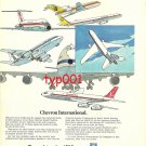 CHEVRON OIL - 1972 AVIATION OIL PRINT AD