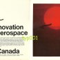 CANADA 1973 - INNOVATION IN AEROSPACE PRINT AD - ITALIAN AEROSPACE INDUSTRY AD