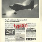 PIPER 1972 - NEW CHEROKEES PRINT AD