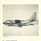 AERITALIA 1973 -  G222 TACTICAL TRANSPORT PRINT AD