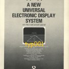 THOMSON CSF -1973 - COLOR ELECTRONIC DISPLAY CEADI PRINT AD