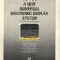 THOMSON CSF -1973 - COLOR ELECTRONIC DISPLAY CEADI PRINT AD