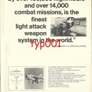 VOUGHT AERONAUTICS - 1972 - A7E ATTACK JET PRINT AD