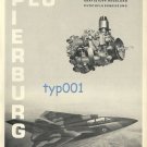 PLU - 1973 FUEL SUPPLY DEVICE PRINT AD - Pierburg Luftfahrtgerate Union Gmbh