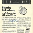 SPECTRAL DYNAMICS - 1973 - BALANCING FAST AND EASY PRINT AD