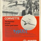 AEROSPATIALE - 1972 - CORVETTE JET PRINT AD