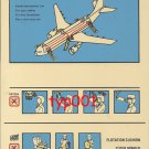 TURKISH AIRLINES - AIRBUS A310-200 SAFETY CARD - 01