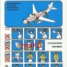 TURKISH AIRLINES - 1999 - AIRBUS A310-200 & A310-300 SAFETY CARD - 01