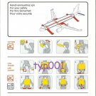 TURKISH AIRLINES - 2008 - AIRBUS A320-200 SAFETY CARD - 02