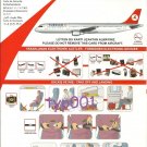 TURKISH AIRLINES - 2009 - AIRBUS A321 SAFETY CARD