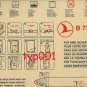 TURKISH AIRLINES - BOEING B737-400 SAFETY CARD - 01