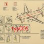 TURKISH AIRLINES - BOEING B737-400 SAFETY CARD - 01