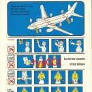 TURKISH AIRLINES - BOEING B737-400 SAFETY CARD - 03