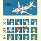 TURKISH AIRLINES - 1998 - BOEING B737-800 SAFETY CARD - 05