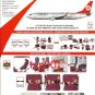 TURKISH AIRLINES - 2010 - BOEING B737-800 SAFETY CARD - 08