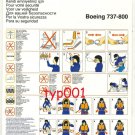SUNEXPRESS AIRLINES - BOEING 737-800 SAFETY CARD - 02 - TURKISH - GERMAN AIRLINE