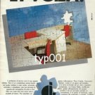 GESCO ITALIA - 1984 OFFICE FURNITURE PRINT AD