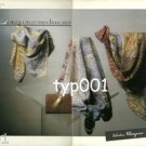 SALVATORE FERRAGAMO - 1984 SCARVES SHOES AND BAGS FASHION  PRINT AD