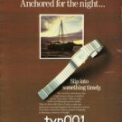 CITIZEN - 1984 - ANCHORED FOR THE NIGHT SLIP INTO SOMETHING TIMELY PRINT AD