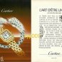 CARTIER - 1987 - THE ART OF BEING UNIQUE - PANTHER WATCH PRINT AD