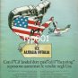 ALITALIA - IFITALIA - ICE -1984 COURIER CARGO TO USA STATES WIDE PRINT AD