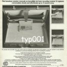 CCS  - 1984 -  SECRET CONNECTION BRIEFCASE RECORDER PRINT AD