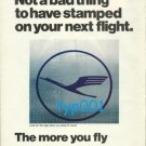 LUFTHANSA - 1975 - MADE IN GERMANY PRINT AD