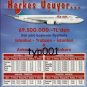 FLY AIR - 2003 TIMETABLE PRINT AD - DEFUNCT TURKISH AIRLINE