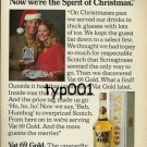 VAT 69 - 1976 NOW WE ARE SPIRIT OF CHRISTMAS PRINT AD