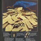 VAT 69 - 1977 WIN 69 OUNCES OF SOLID GOLD PRINT AD
