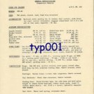 PIPER AIRCRAFT CORP - 1946 - J3C-65 TWO SEATER MONOPLANE SPECIFICATIONS