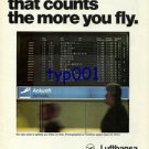 LUFTHANSA - 1976 - IT'S PUNCTUALITY THAT COUNTS  PRINT AD