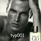 ARMANI - 2009 - AQUA DI GIO MEN'S FRAGRANCE FRENCH PRINT AD