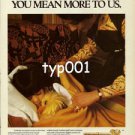 SAUDIA SAUDI ARABIAN AIRLINES - 1980 YOU MEAN MORE TO US PRINT AD