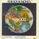 SAUDIA SAUDI ARABIAN AIRLINES - 1980 STRONG ROUTES PRINT AD