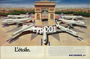 AIR FRANCE - 1980 - L'ETOILE PRINT AD - 2