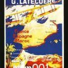 LIGNES AERIENNES G. LATECOERE POSTER POSTCARD