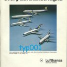 LUFTHANSA - 1976 - FIRST CLASS ON EVERY FLIGHT PRINT AD
