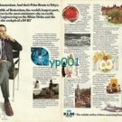 KLM - 1973 - I FLEW KLM TO AMSTERDAM AND THEIR POLAR ROUTE TO TOKYO PRINT AD